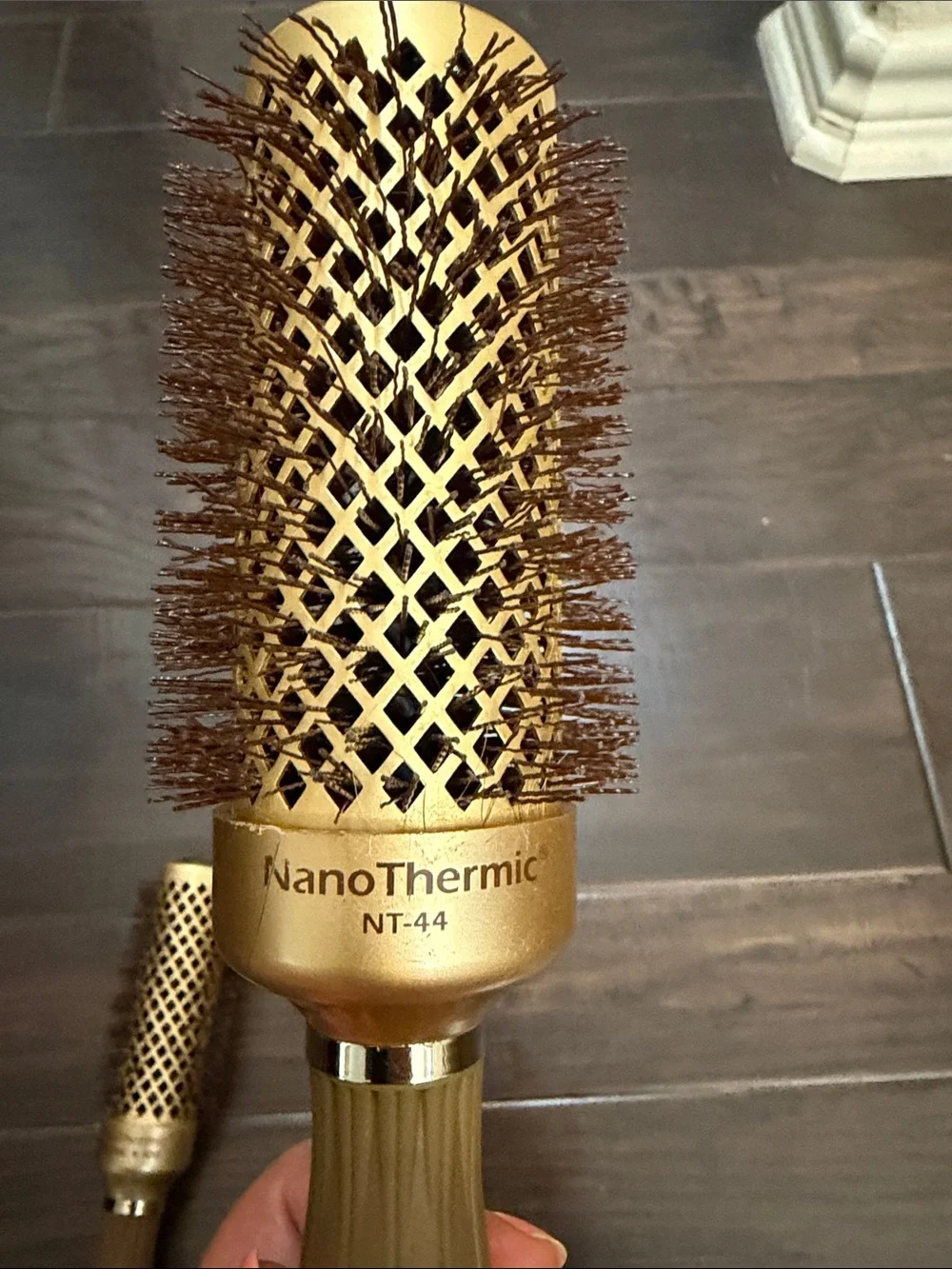 Nanothermic Gold Round Barrel Hair Brushes - Set of 2